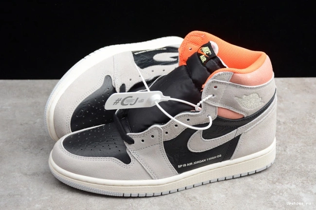 555088-018 1 GREY” JORDAN AIR “NEUTRAL HIGH OG RETRO 0515